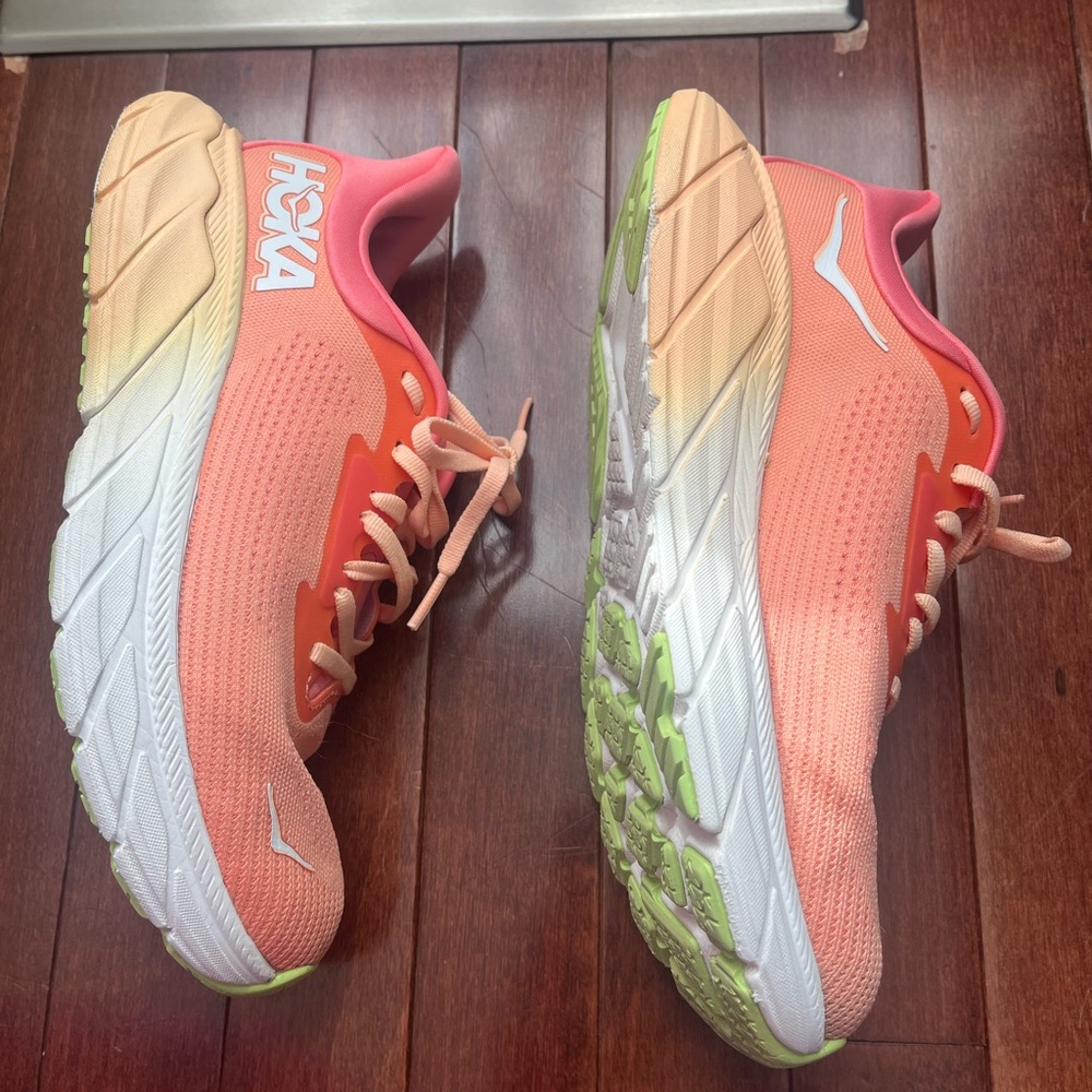 Hoka Women's Orange Running Shoes - Picture 8 of 9